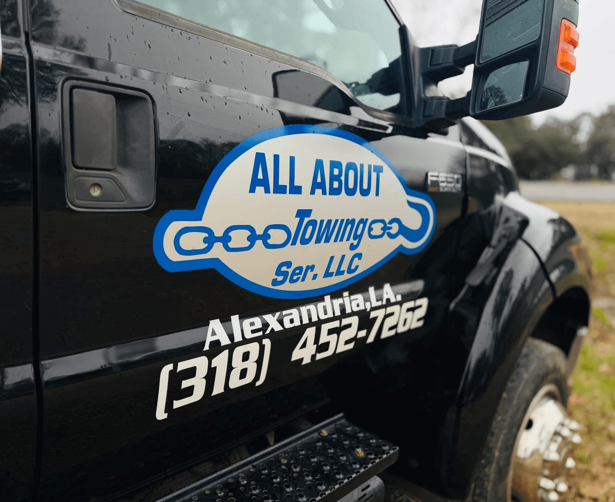 All About Towing truck ready for 24/7 service in Alexandria, LA